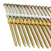 Гвоздь реечный 21 градус 4.6/160 ершеный светлый (R) (BRT) / 1012шт Гвоздь реечный 21 градус 4.6/160 ершеный светлый (R) (BRT) / 1012шт