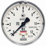 Манометр D62 осевой 12 бар Camozzi M063-P12 Манометр D62 осевой 12 бар Camozzi M063-P12