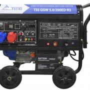 Инверторный бензиновый сварочный генератор TSS GGW 5.0/200ED-R3