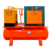 Компрессор винтовой Атом А4Е-500 (8 бар, 550 л/мин, 4 кВт, 500л, IP23) Компрессор винтовой Атом А4Е-500 (8 бар, 550 л/мин, 4 кВт, 500л, IP23)