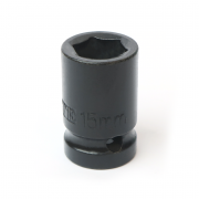 Головка торцевая ударная FROSP 1/2" S15 мм, длина 38 мм (CrV) Головка торцевая ударная FROSP 1/2" S15 мм, длина 38 мм (CrV)