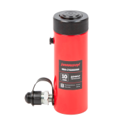 Домкрат гидравлический, однополостной, с фиксирующей гайкой 10 т, ход 100 мм [HRH‑CY0200002]