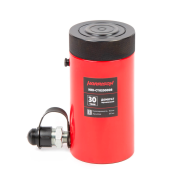 Домкрат гидравлический, однополостной, с фиксирующей гайкой 30 т, ход 100 мм [HRH‑CY0200008]