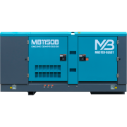 Винтовой дизельный компрессор Master Blast MB‑1150B‑30 на раме