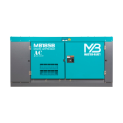 Винтовой дизельный компрессор Master Blast MB‑185B‑7+AC с осушителем, на раме