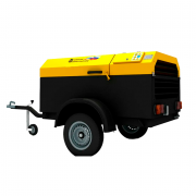 Дизельный винтовой компрессор КВ‑6/7П Барботаж ‑ 7 бар передвижной