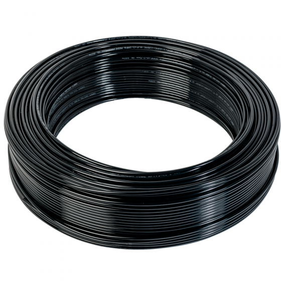 Трубка полиамидная (нейлоновая) черная TRN 10/8 (PA6)