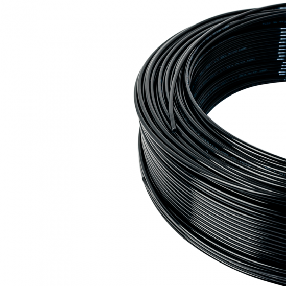 Трубка полиамидная (нейлоновая) черная TRN 10/8 (PA6)