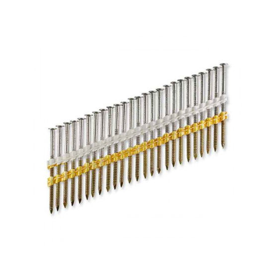 Гвоздь реечный 21 градус 4.6/160 ершеный светлый (R) (BRT) / 1012шт