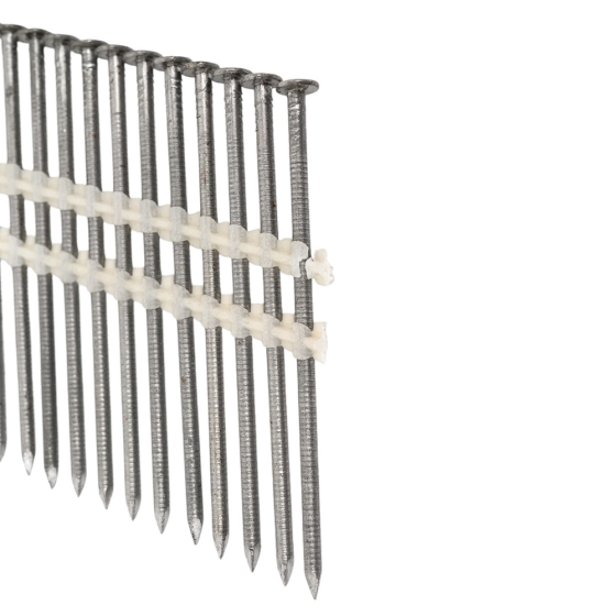 Гвоздь реечный 21 градус 3.1/90 ершеный оцинкованный / 3000шт // Mainpack