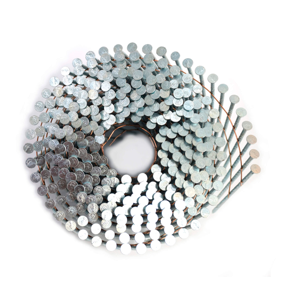 Гвозди барабанные CNW 28/70 SCH CNK винтовые оцинкованные / 6000шт // For-Est