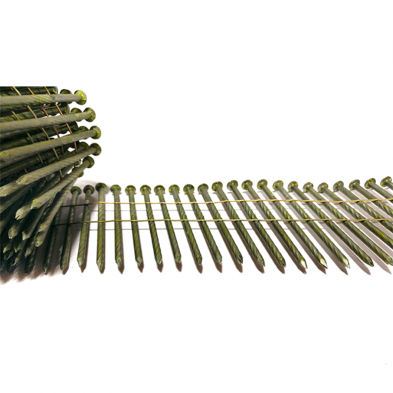 Гвозди барабанные BDC 28x65 BK SCHRAUB винтовые / 6000шт // BeARUS