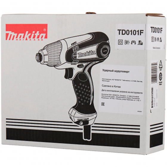 Ударный шуруповёрт Makita TD0101F