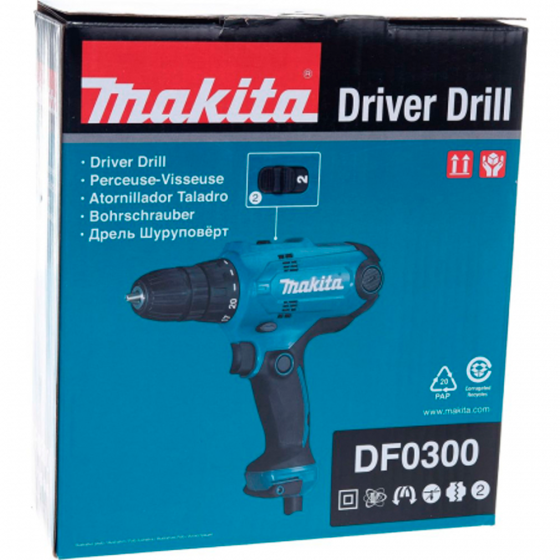 Дрель-шуруповёрт Makita DF0300