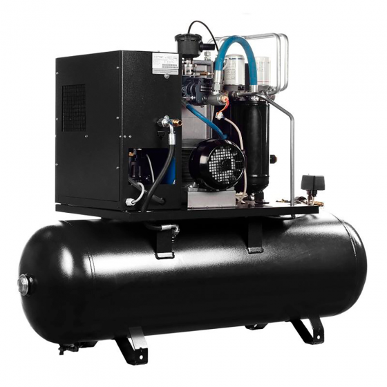 Винтовой компрессор ABAC MICRON.E 5,5 - 200 - 10 бар с осушителем, стартер звезда