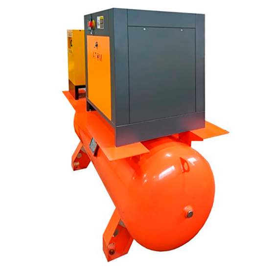 Компрессор винтовой Атом А4Е-270 (8 бар, 550 л/мин, 4 кВт, 270л, IP23)