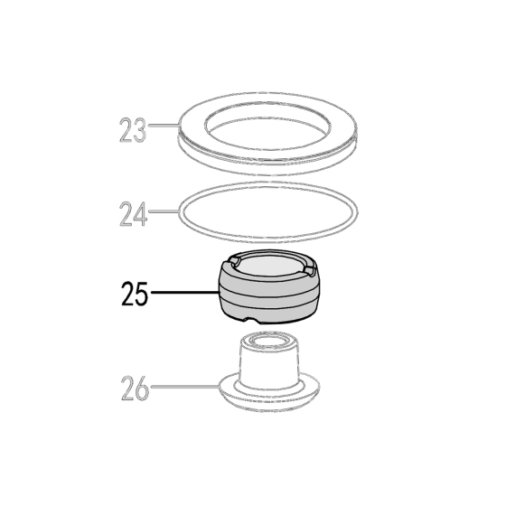 Бампер А к RGN CN70R-20 CN80R-25 CN90R-25 [410130]
