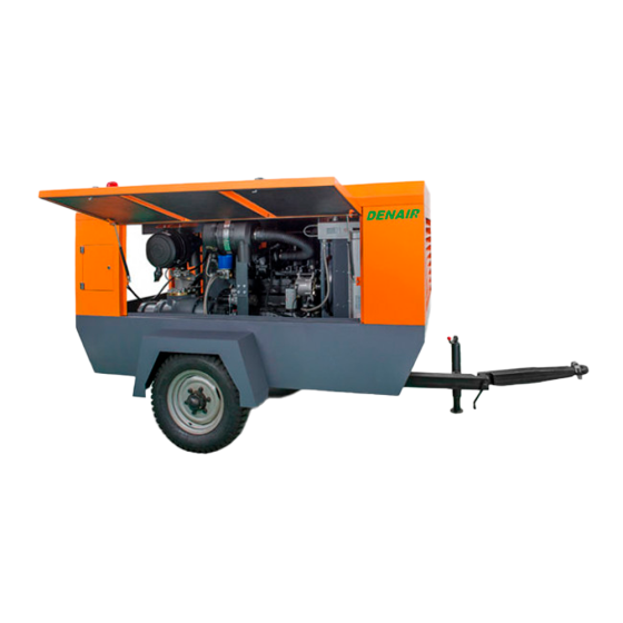Дизельный компрессор DENAIR DACY-12/10 передвижной