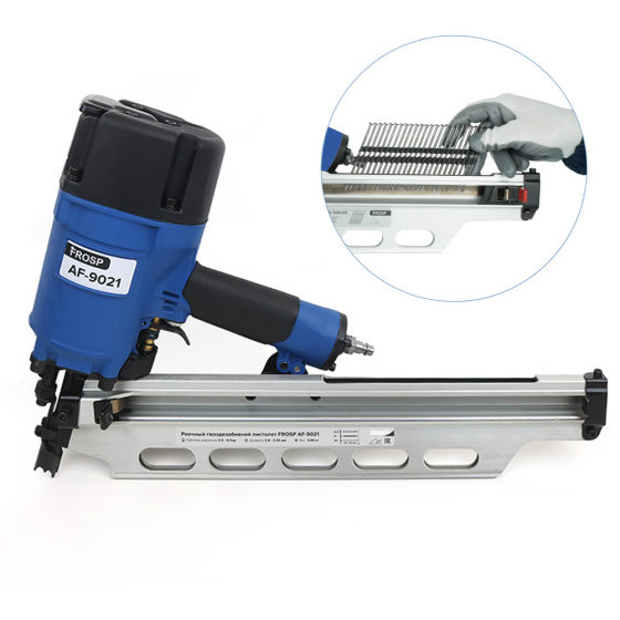 Реечный гвоздезабивной пистолет FROSP AF-9021 Pro 