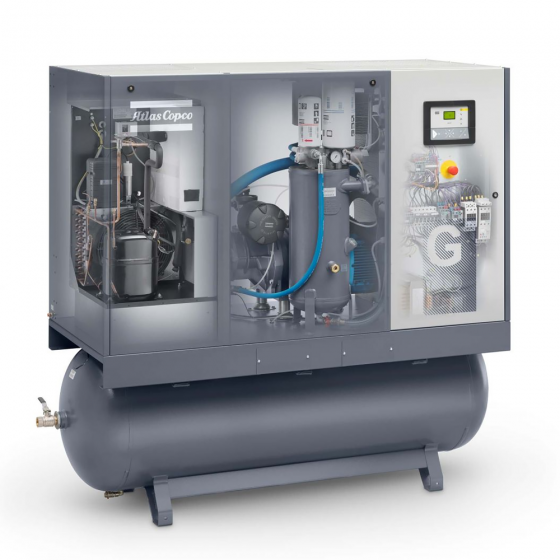Винтовой компрессор Atlas Copco GA15 7.5FF на 500 литров
