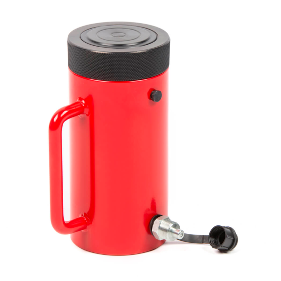 Домкрат гидравлический, однополостной, с фиксирующей гайкой 20 т, ход 100 мм [HRH-CY0200005]