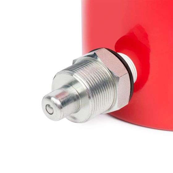 Домкрат гидравлический, однополостной, с фиксирующей гайкой 20 т, ход 100 мм [HRH-CY0200005]