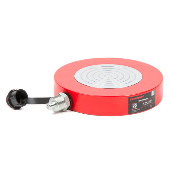 Домкрат гидравлический, однополостной, ультратонкий 70 т, 15 мм [HRH-CY0200014]