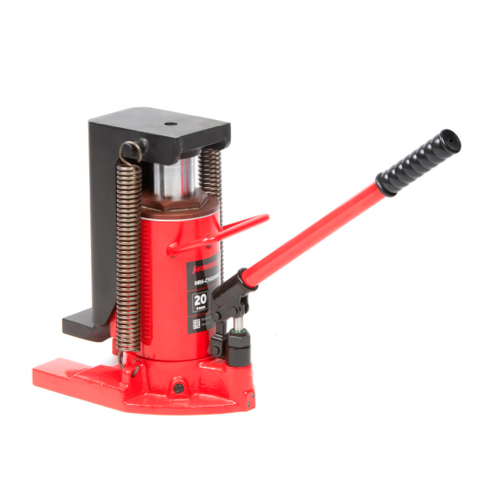 Домкрат гидравлический, с низким подхватом Toe Jack 10/20 т, ход 130 мм [HRH-CY0200021]