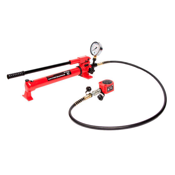 Домкрат гидравлический, телескопический, однополостной 20 т, ход 27 мм [HRH-CY0202021]