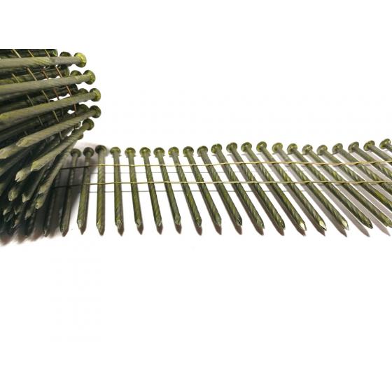 Гвозди барабанные CNW 25/45 SCH с винтовой накаткой / 9000шт // BeARUS