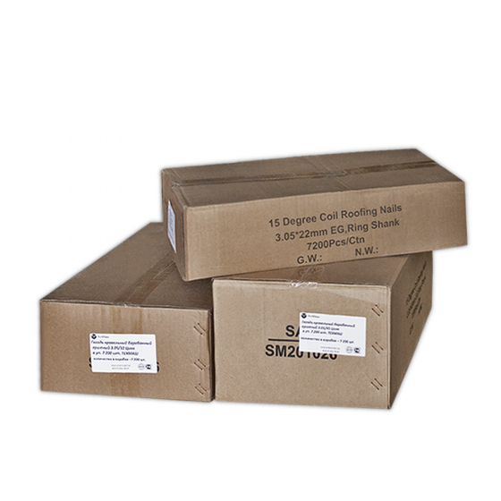 Кровельные гвозди CRN 3.05/32 ершеные оцинкованные / 7200шт // M-MECH