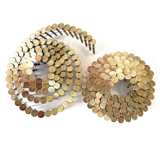 Гвозди кровельные барабанные 3,05/38 мм ершеные оцинкованные / 7200шт // FROSP