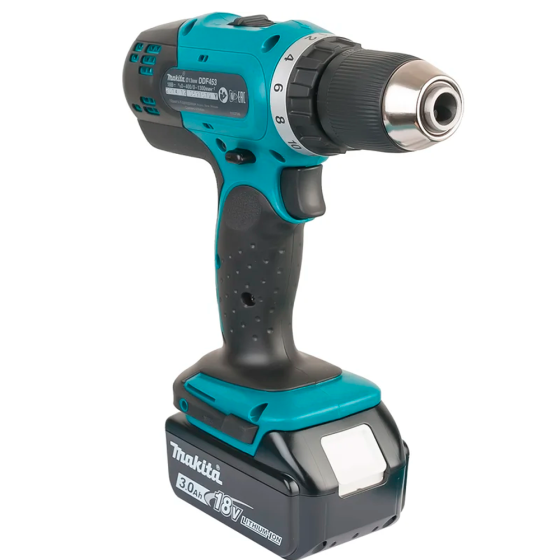 Аккумуляторная дрель-шуруповёрт Makita DDF453RFE