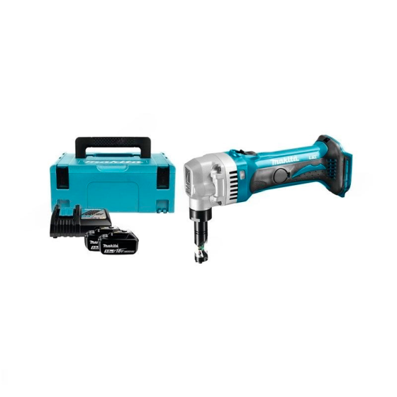 Аккумуляторные высечные ножницы по металлу Makita DJN161RTJ