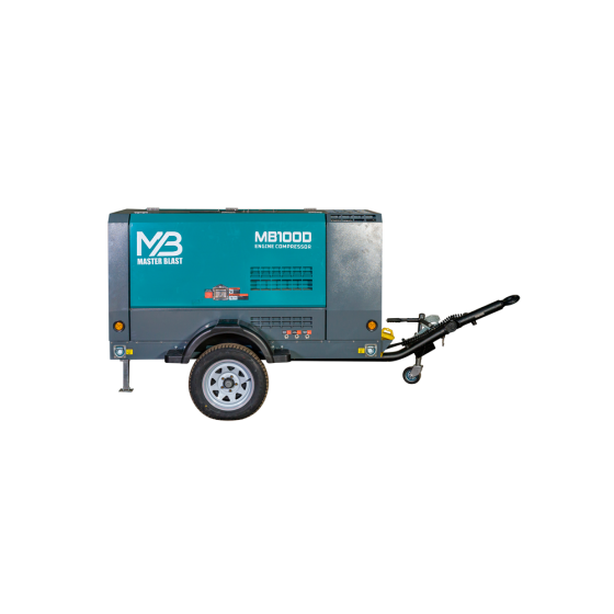 Винтовой дизельный компрессор Master Blast MB-100В-10 на шасси