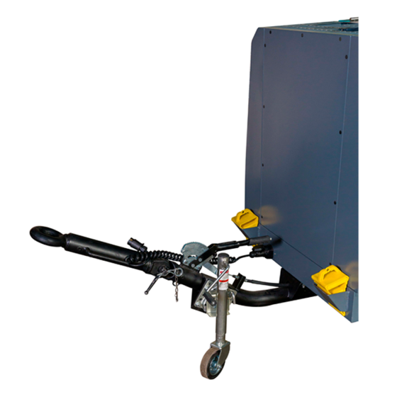 Винтовой дизельный компрессор Master Blast MB-210D-10 на шасси