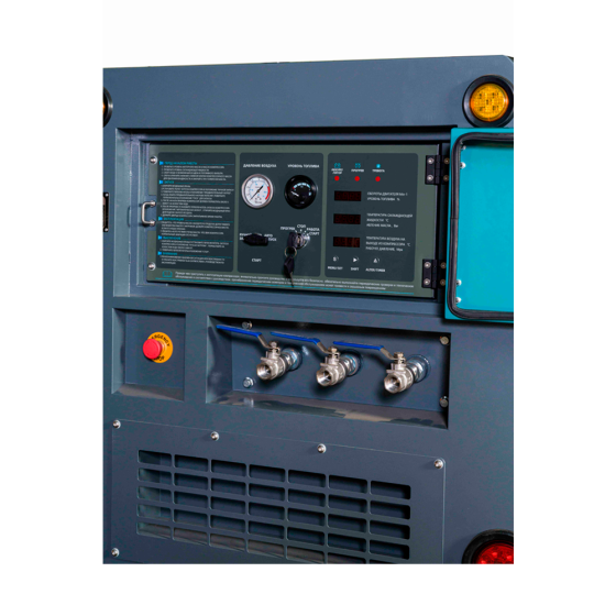 Винтовой дизельный компрессор Master Blast MB-210D-10 на шасси