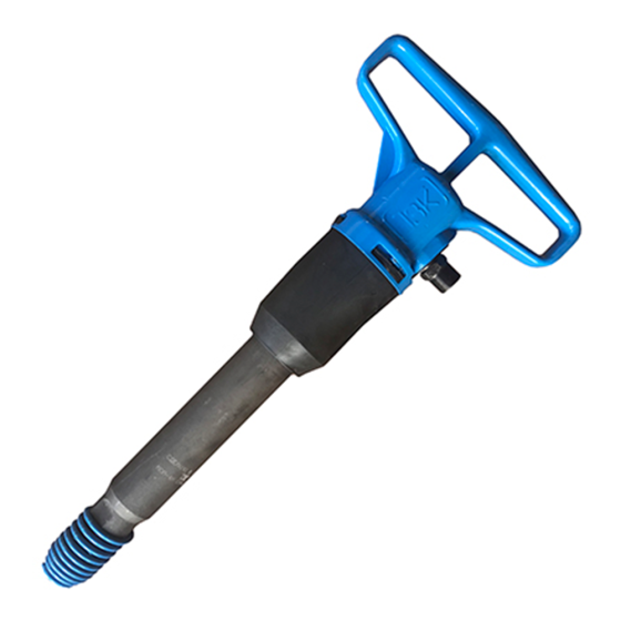 Пневматический отбойный молоток МОП-4М (ТЗК) с двойной рукояткой, модернизированный