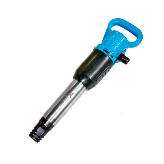 Пневматический отбойный молоток МОП-4П (ТЗК) с одинарной рукояткой, с пластиковым ВРМ