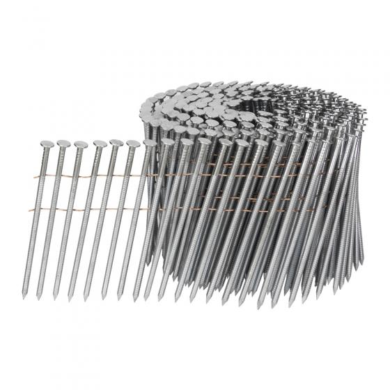 Гвозди барабанные 25/35 ершеные оцинкованные / 14400шт // Mainpack