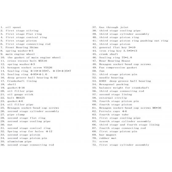 Болт под шестигранник (№61) для FROSP КВД 100/300-2