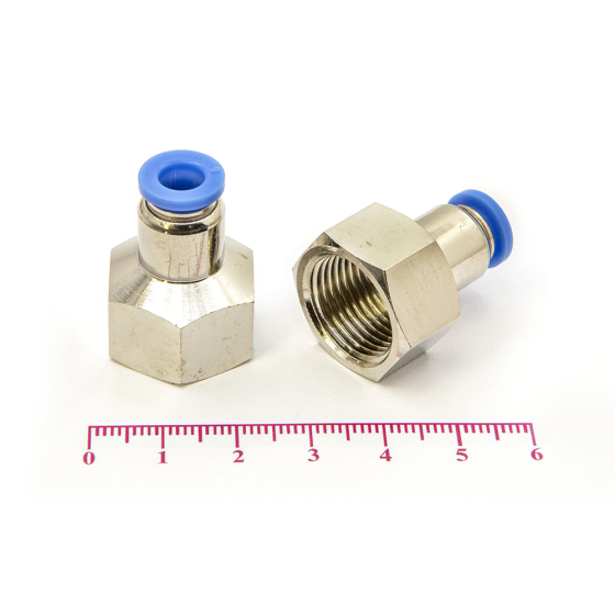 Фитинг прямой с внутренней резьбой PCF 6-03 (R3/8")