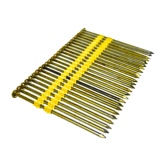 Гвозди реечные 21 градуc 3.1/90 гладкие оцинкованные / 2000шт // M-MECH