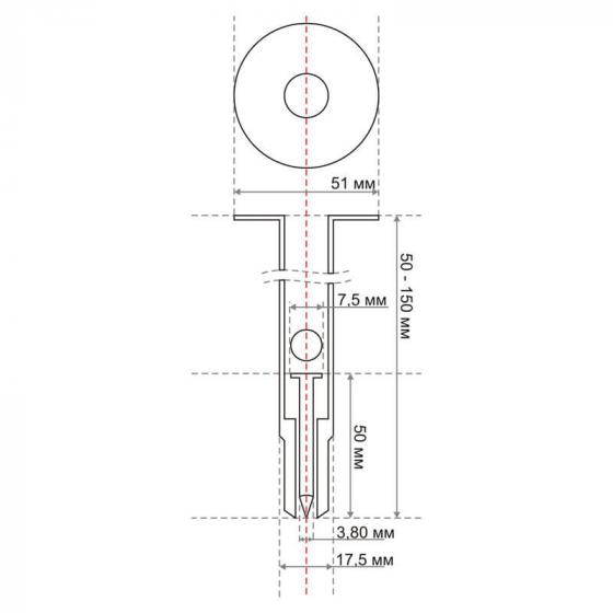 Тарельчатый дюбель F-IN 120/60 (50 шт)