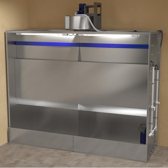 Покрасочная камера с водяной завесой TPS-SBW3000