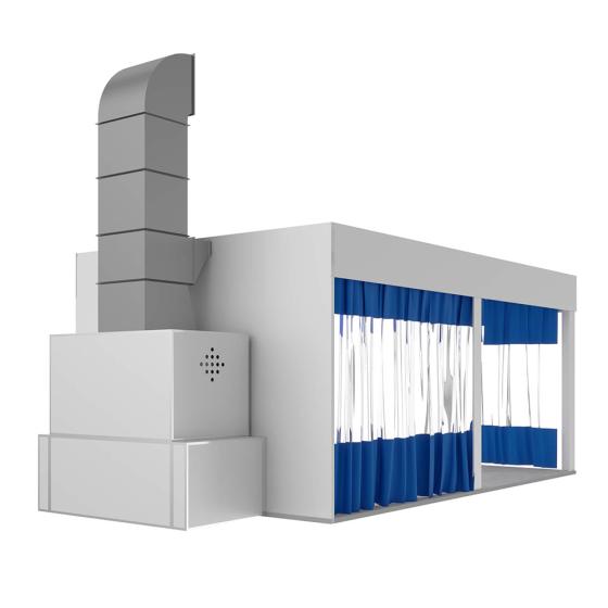 Пост подготовки к окраске с диагональным потоком воздуха WDK-410