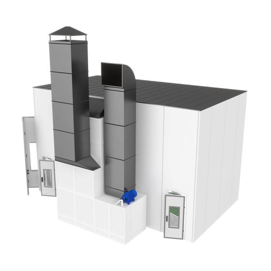 Окрасочно-сушильная камера WDK-900 (Trucks)